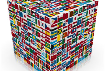 World flags cube